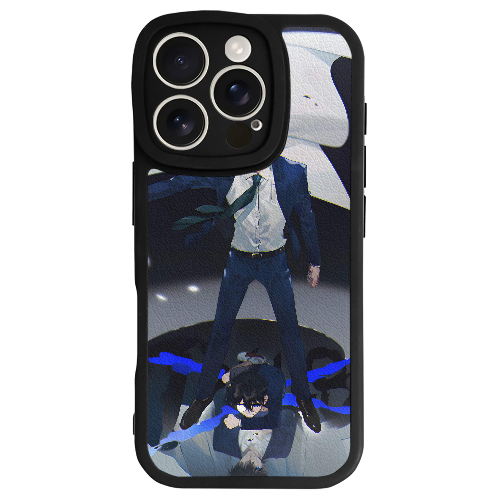 （画像用） 名探偵コナン Detective Conan 【iPhone 16シリーズ対応】シリコンスマホケース（レザー調） 材質：シリコン